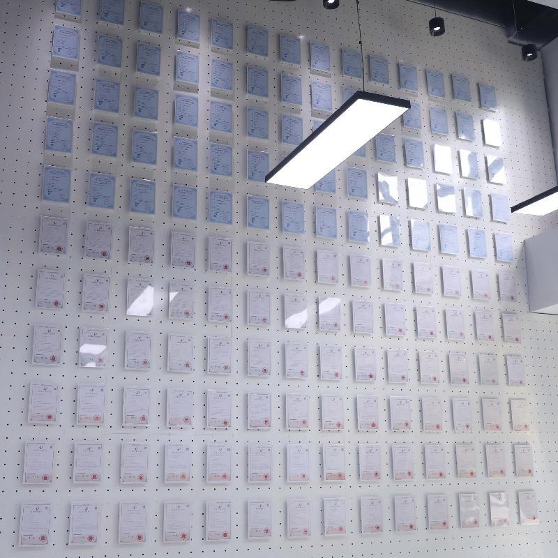 Wall of Nkem Aeronautics patent and intellectual property certificates